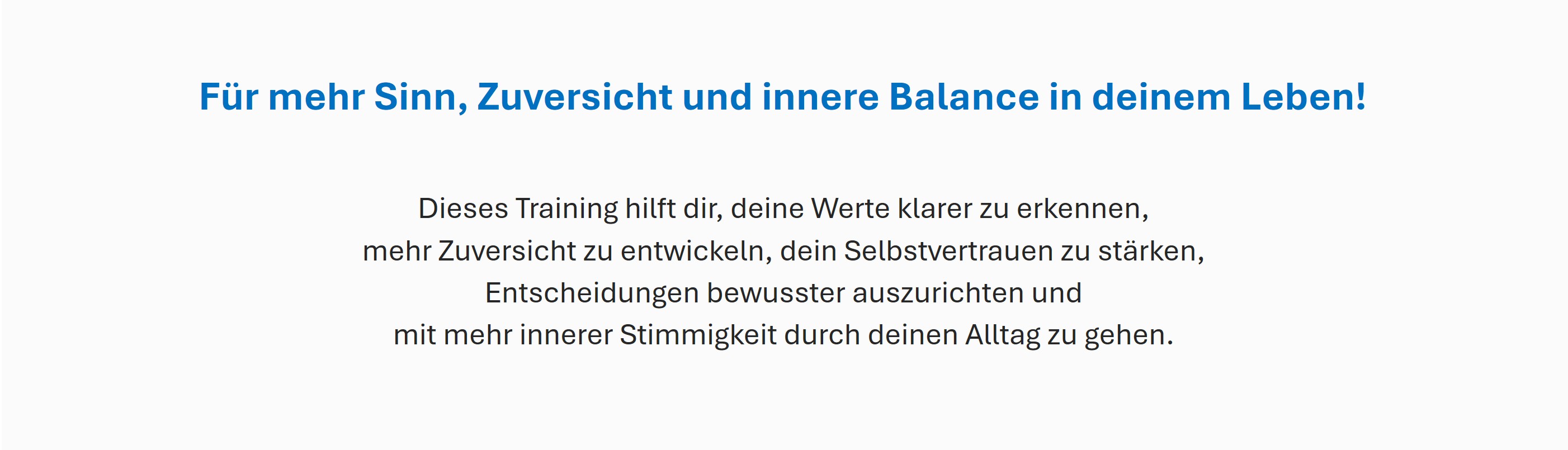 Kompakttraining Sinn Bild 3