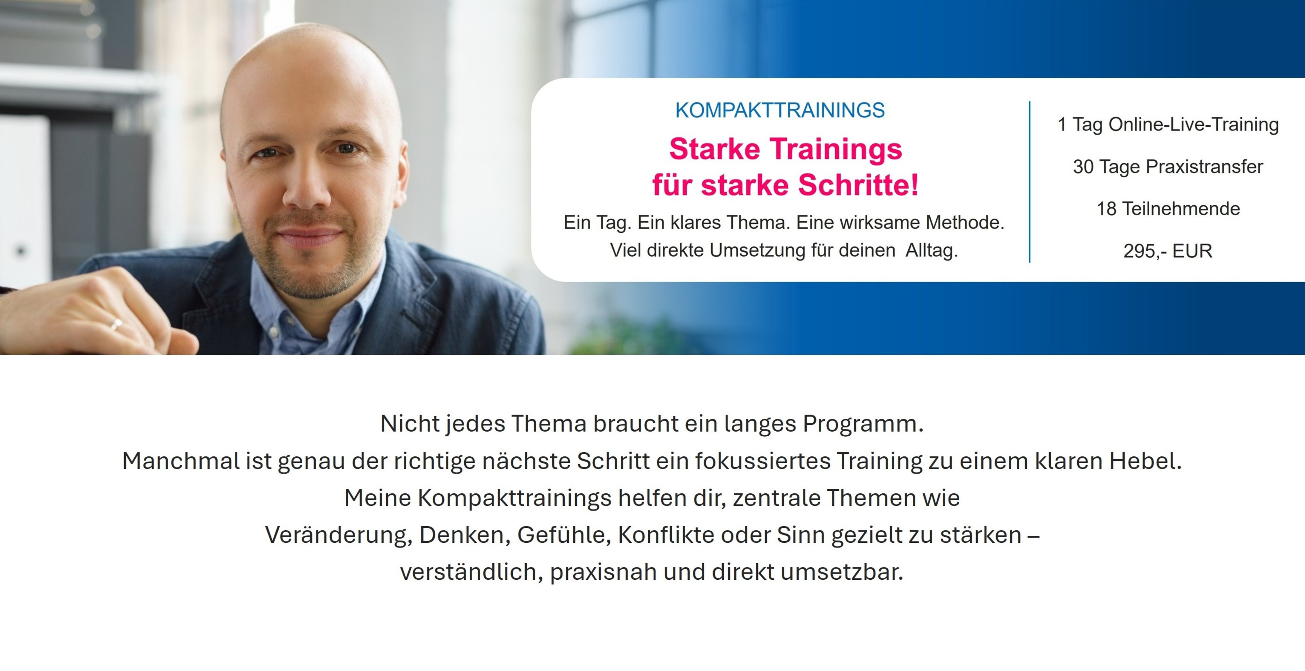 kompakttrainings Bild 1