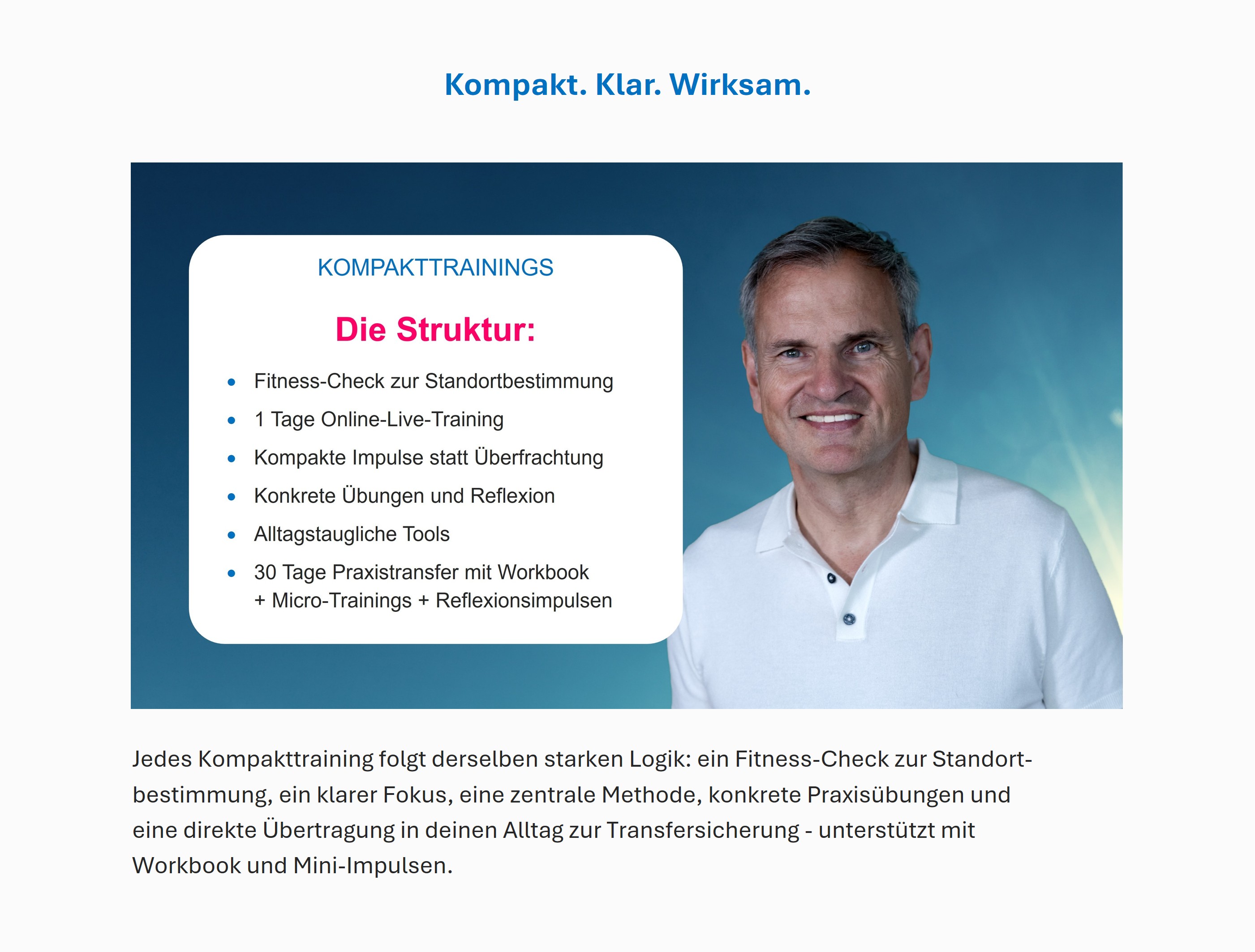 kompakttrainings Bild 2